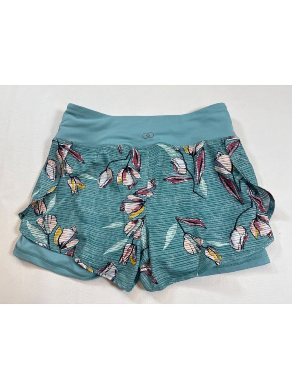 Calia By Carrie Underwood Floral Printed Athletic Shorts S - Picture 2 of 6